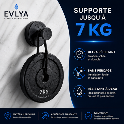 EVLYA – Crochet Ventouse Ultra-Fix™