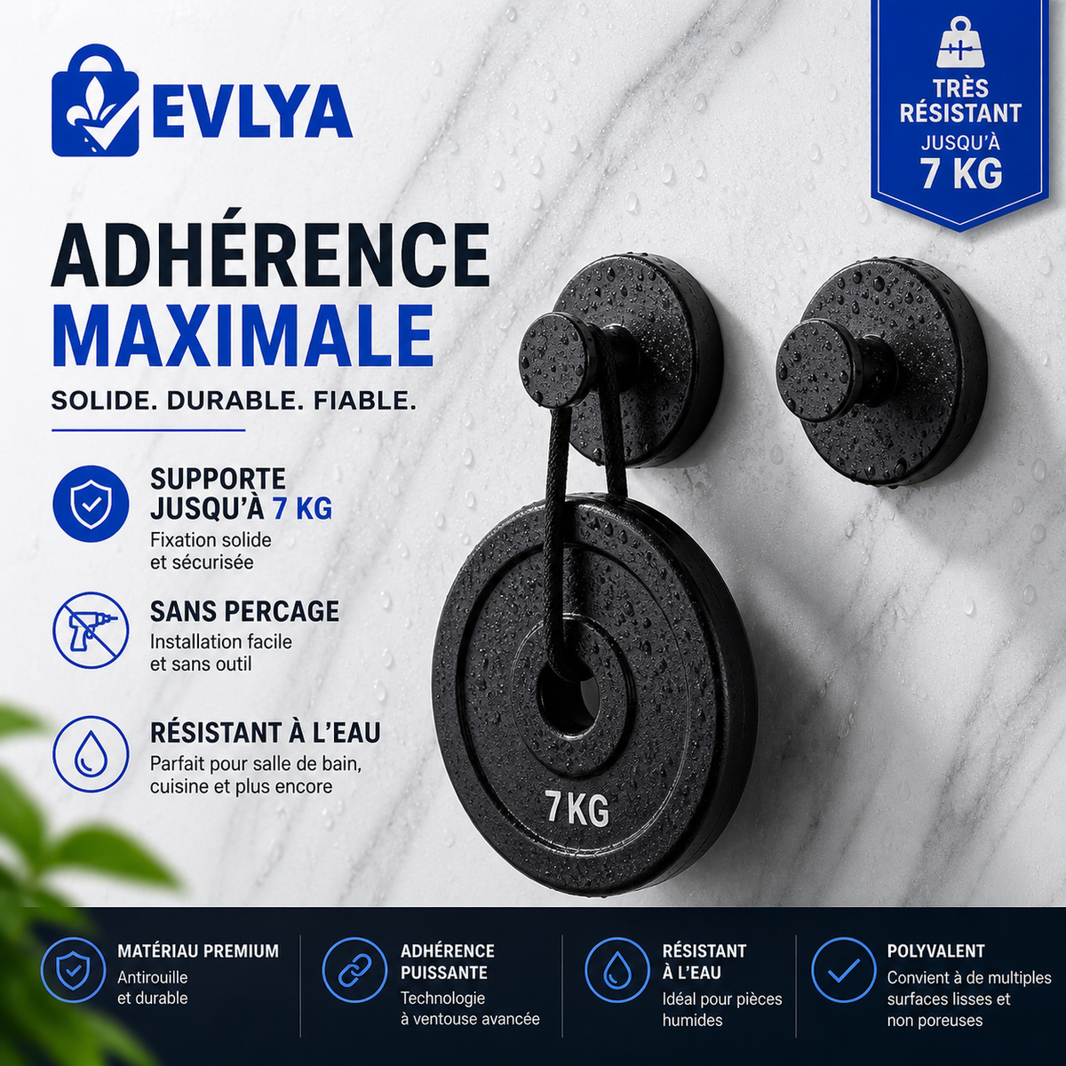 EVLYA – Crochet Ventouse Ultra-Fix™