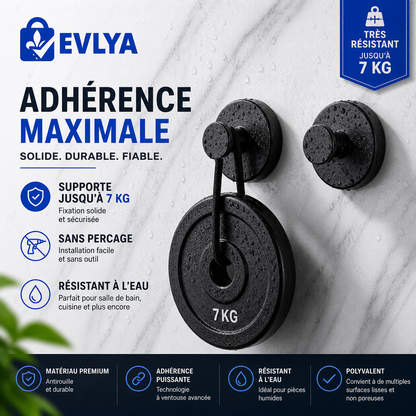 EVLYA – Crochet Ventouse Ultra-Fix™
