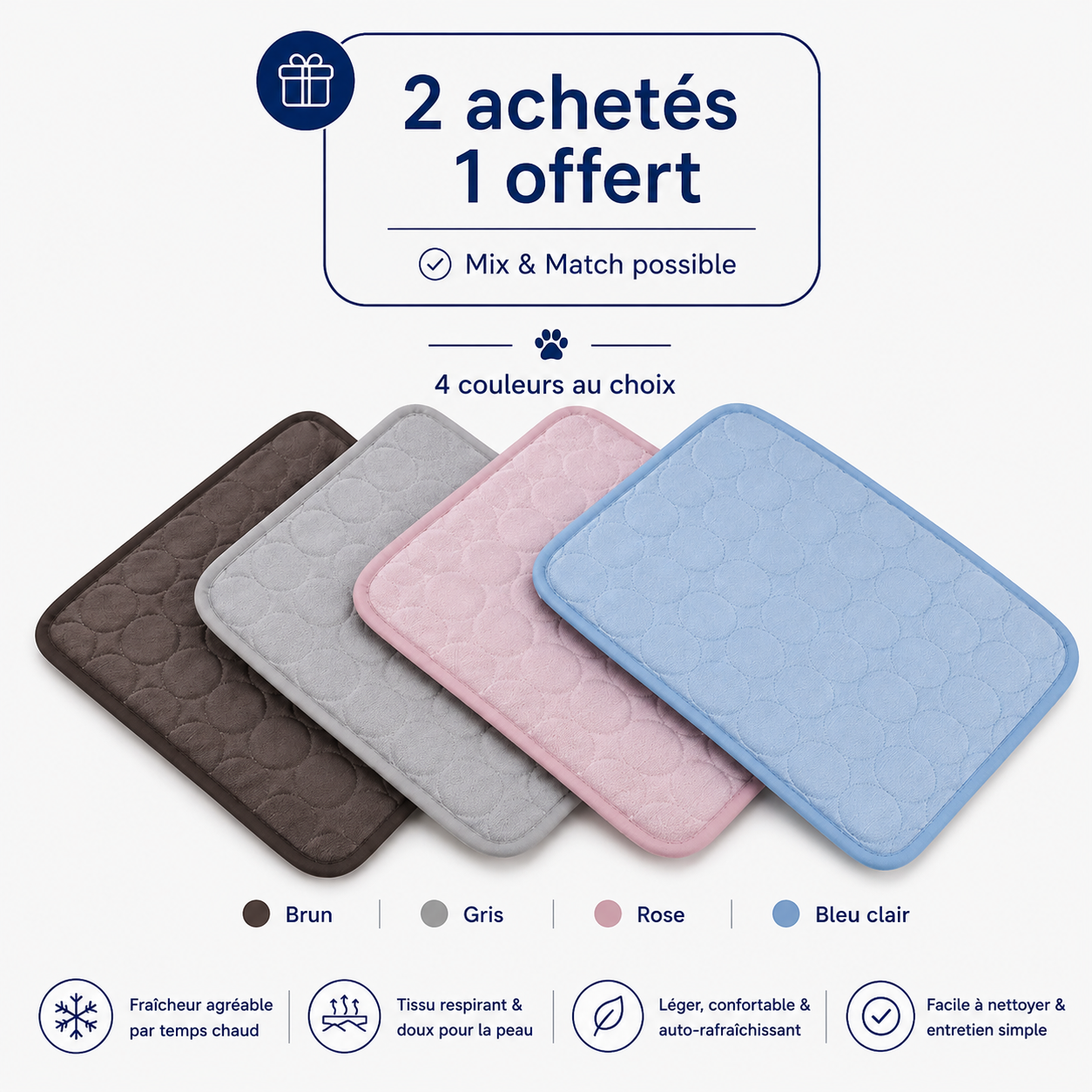 Tapis rafraîchissant pour l'été | OFFRE 1+1