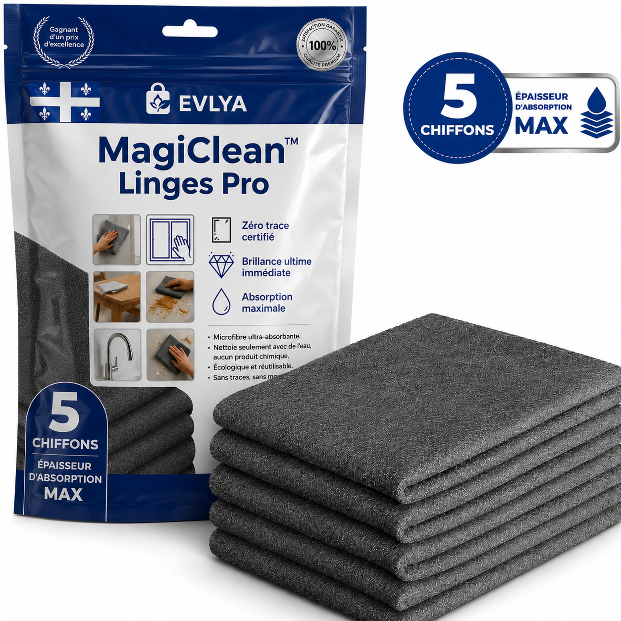 EVLYA MagiClean™ – Linges Pro
