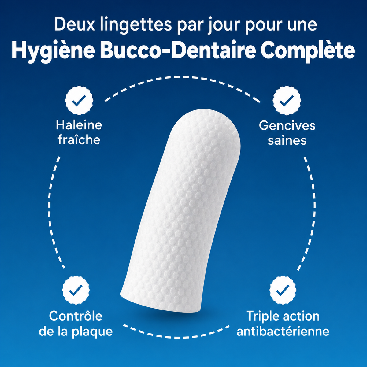 Lingettes  dentaires Evlya  pour animaux