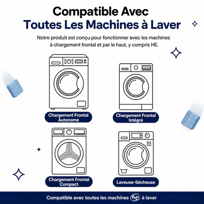 Evlya – Nettoyant Pro pour machine à laver