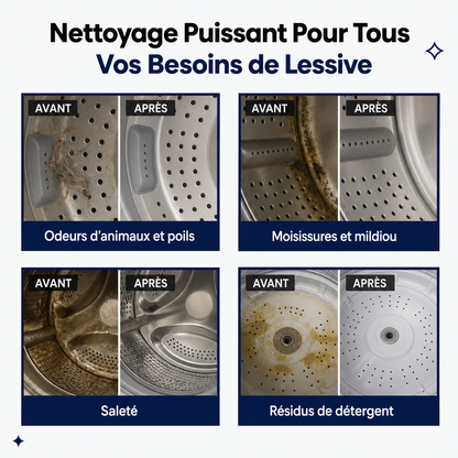 Evlya – Nettoyant Pro pour machine à laver