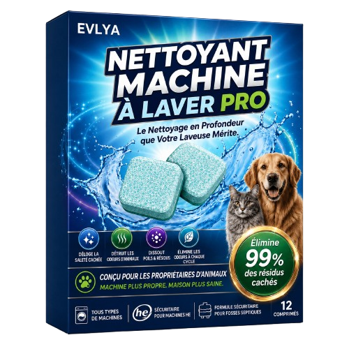 Evlya – Nettoyant Pro pour machine à laver
