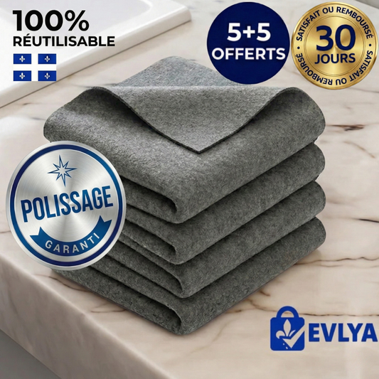 Chiffon Nanofibre Ultra Absorbant – Brillance sans traces